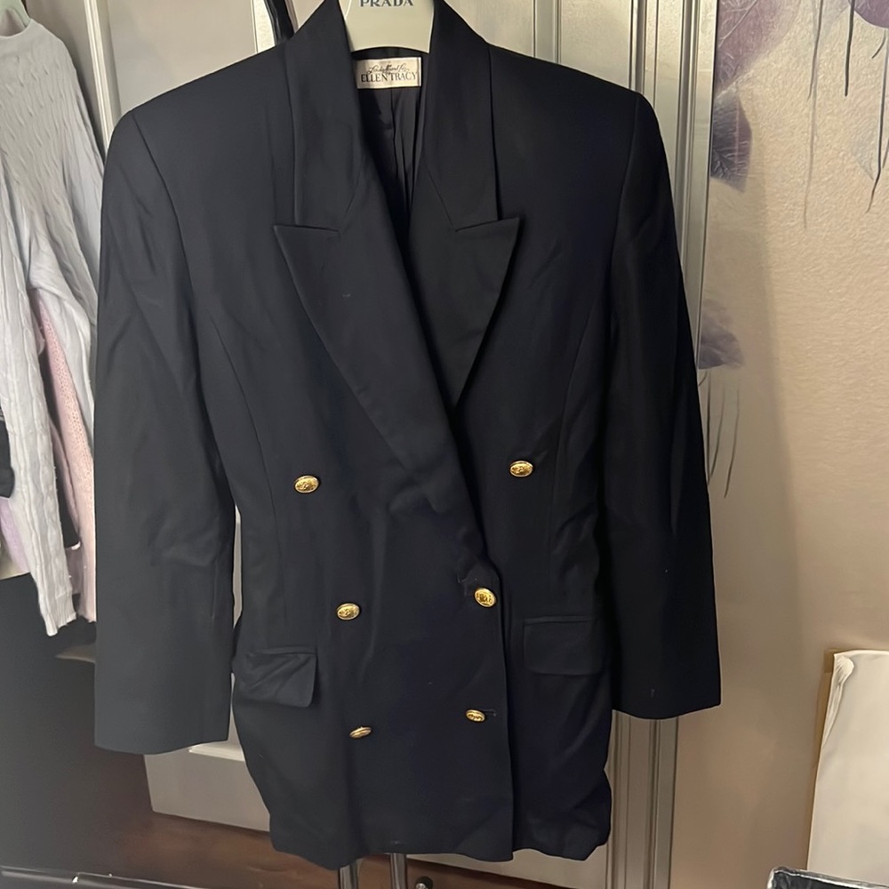 Ellen Tracy Balck Blazer Jacket